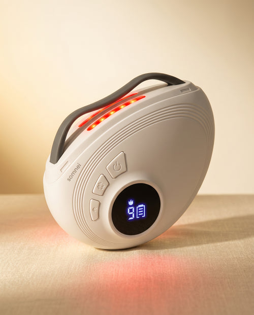 The Electric Gua Sha™ by Somnei — heated vibrating gua sha tool in warm ivory