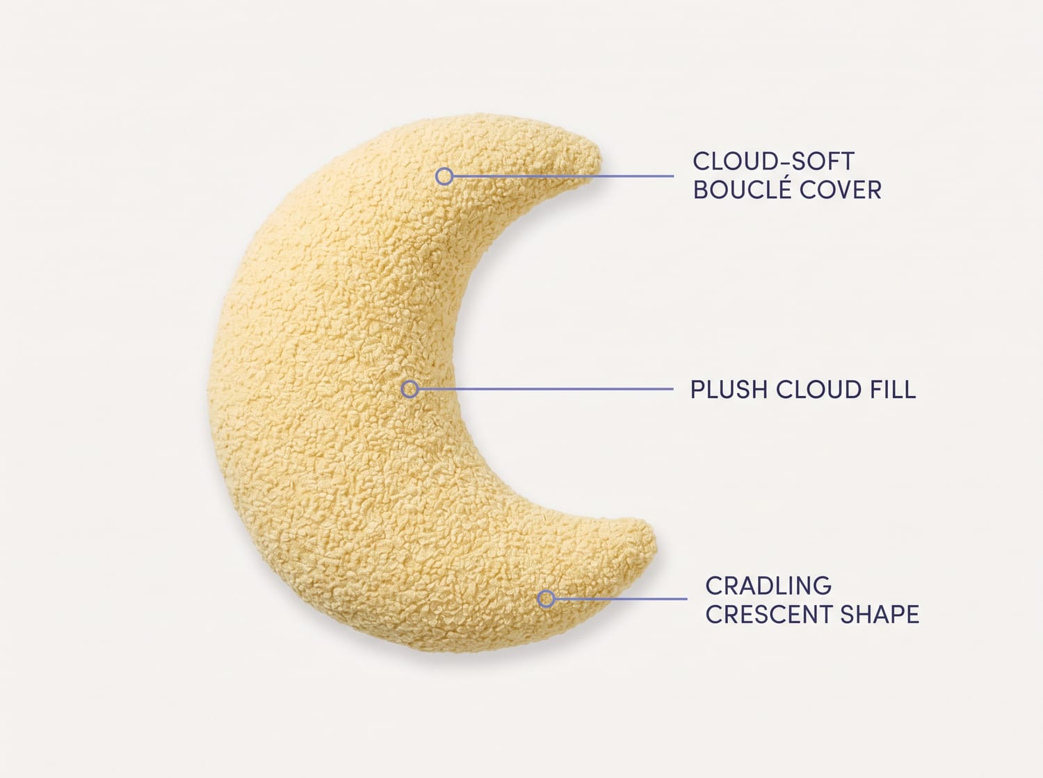 Soft on top. Shape that holds.